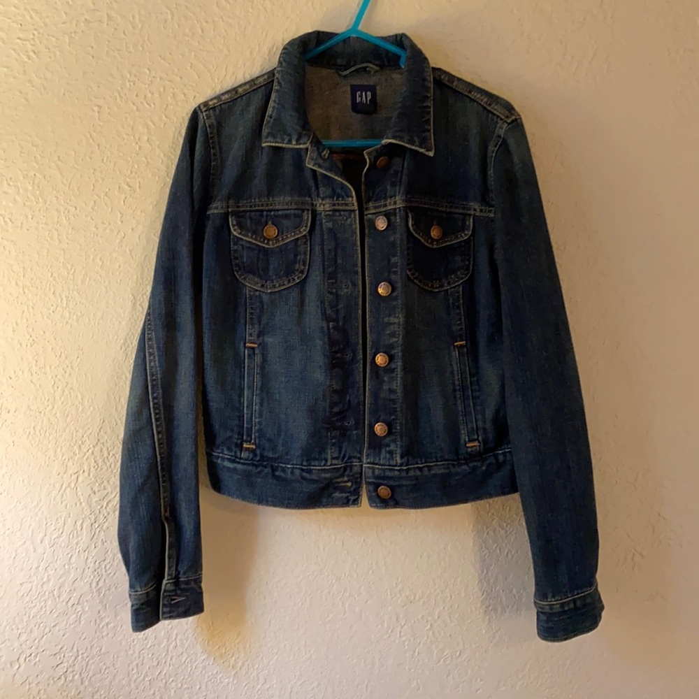 Gap dark denim jacket